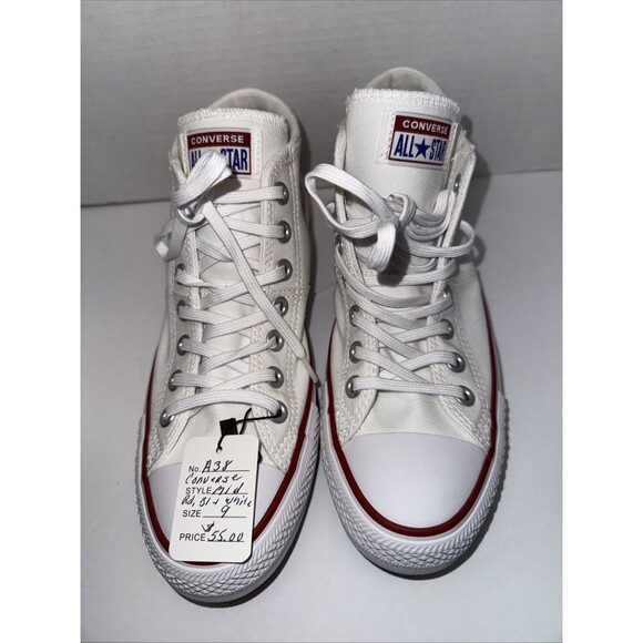 Converse Chuck Taylor Sz 9 All Star Madison Mid White Women's Lace up New - Picture 1 of 15